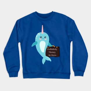 Natwarlal the Narwhal Crewneck Sweatshirt